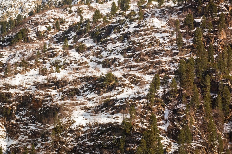 Remote Mountain Landscape